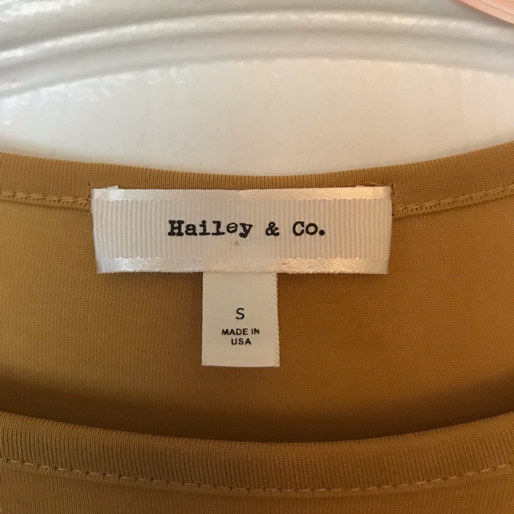 Hailey & Co. Mustard Blouse - Picture 2 of 3